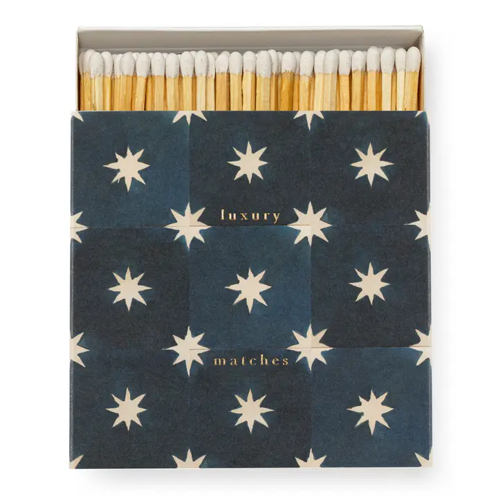 Navy Star Tile Match Box